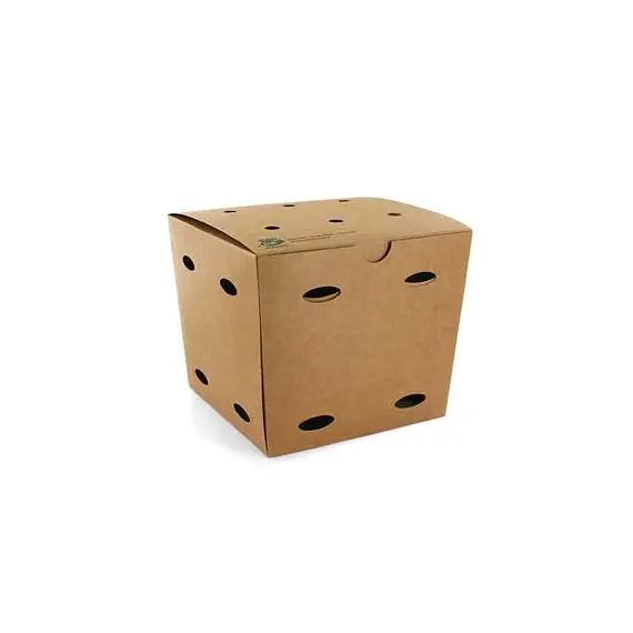 Caixa Cartolina Kraft 14x14,5x14,5cm Batatas Fritas 2500ml