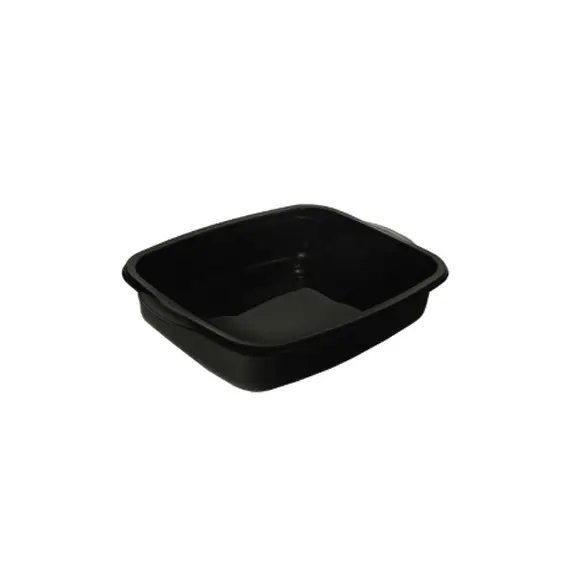 Embalagem Alimentar 1100ml PP s/Tampa Preto 50un