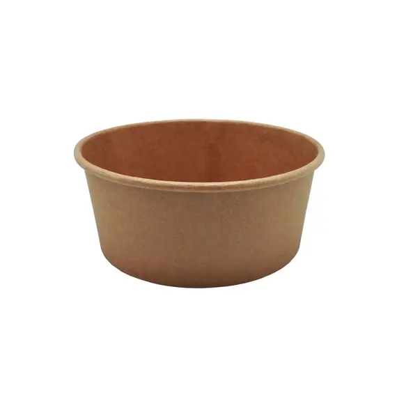 Saladeiras 700ml Cartão Redondo Ø150mm Cor Kraft 50un