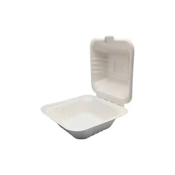 Caixa Hamburguer Cana de Açucar 15x15cm 50un