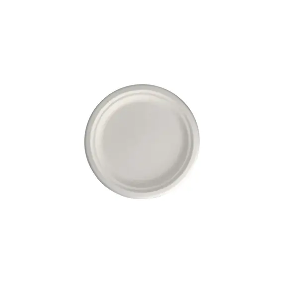 Pratos 26cm Cana de Açucar Cor Natural 50un