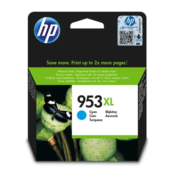 HP 953XL High Yield Cyan Original Ink Cartridge