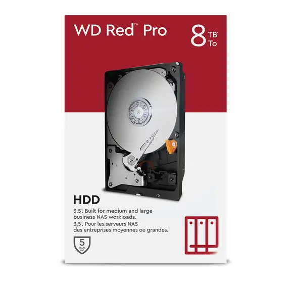 WD Red Pro 8TB 6Gb/s SATA HDD 3.5inch