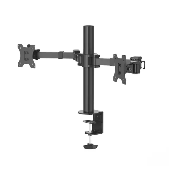 HAMA DUAL MONITOR STAND 237 - Suporte ajustável e rotativo para monitores de 13 a 35 polegadas