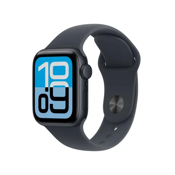 APPLE WATCH SE 3 GPS + CELLULAR 40MM MIDNIGHT ALUMINIUM CASE WITH MIDNIGHT SPORT BAND - S/M