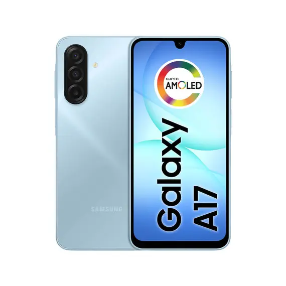 SAMSUNG Galaxy A17 4GB 128GB 5G 6.7in 5000mAh 25w IP54 OS-6T SMR-6Y Blue Android15