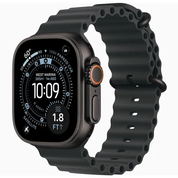 APPLE WATCH ULTRA 3 GPS + CELLULAR 49MM BLACK TITANIUM CASE WITH BLACK OCEAN BAND