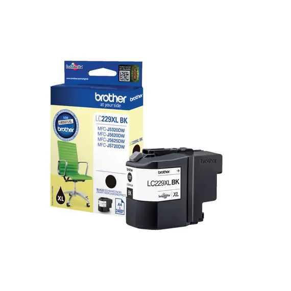 BROTHER LC229XLBK ink black 2400pages MFCJ5320DW MFCJ5620DW MFCJ5720DW