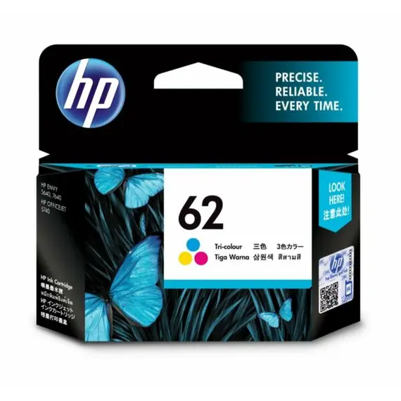 HP 62 Tri-Color Original Ink Cartridge