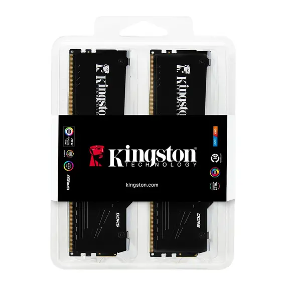 KINGSTON 64GB 5600MT/s DDR5 CL36 DIMM Kit of 2 FURY Beast RGB