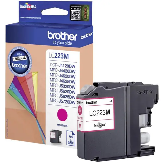 BROTHER LC223M ink magenta 550pages DCPJ562 DCPJ4120 MFCJ480 MFCJ880 MFCJ4420 MFCJ4620 MFCJ5320 MFCJ5620 MFCJ5720