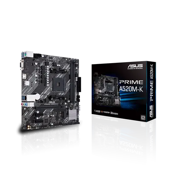 ASUS PRIME A520M-K ARGB AM4 DDR4 M.2 HDMI AURA MB