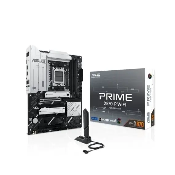 Placa-mãe ASUS PRIME X870-P WIFI AM5 DDR5 ATX - Alta Performance e Conectividade