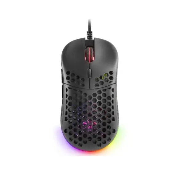 Rato Gaming MARS GAMING MM55 BLACK - 12800 DPI, RGB, Leve 55G | bluepixel.pt