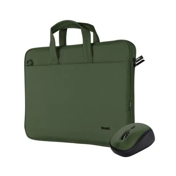 Mala TRUST BOLOGNA BUNDLE BAG + MOUSE - Verde | Marca 540 | Loja BluePixel
