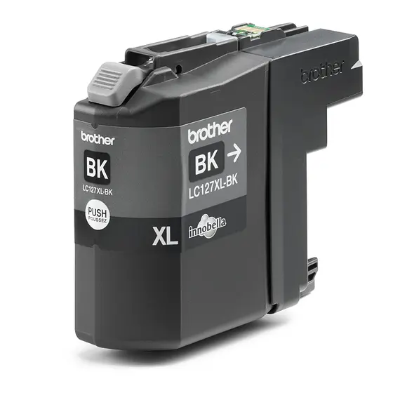 BROTHER LC127XLBK black ink 1200pages DCPJ4110 MFCJ4410 MFCJ4510 MFCJ4710