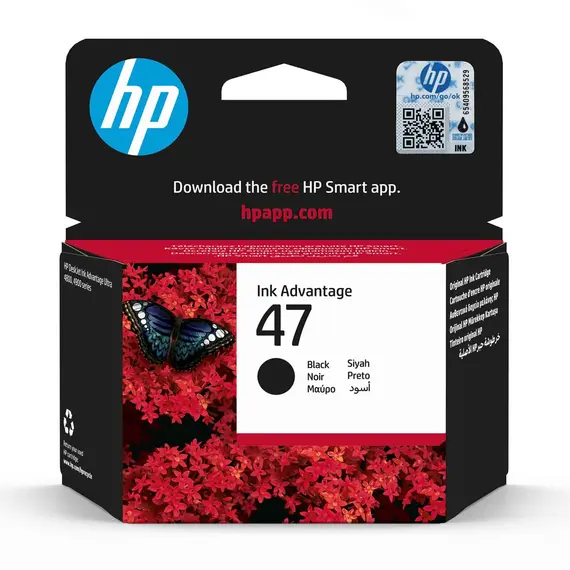 HP 47 Original Black Ultra Ink Advantage Cartridge