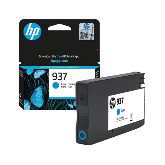 HP 937 Cyan Original Ink Cartridge