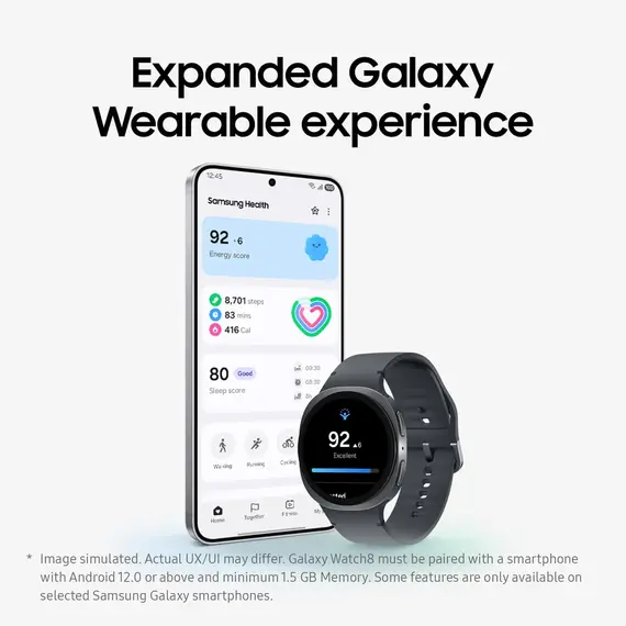 SAMSUNG Galaxy Watch8 44mm BT Grafite