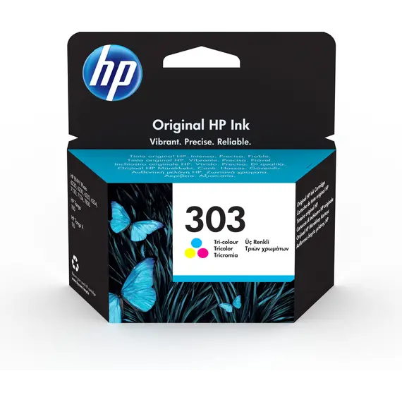 HP 303 Tri-color Original Ink Cartridge