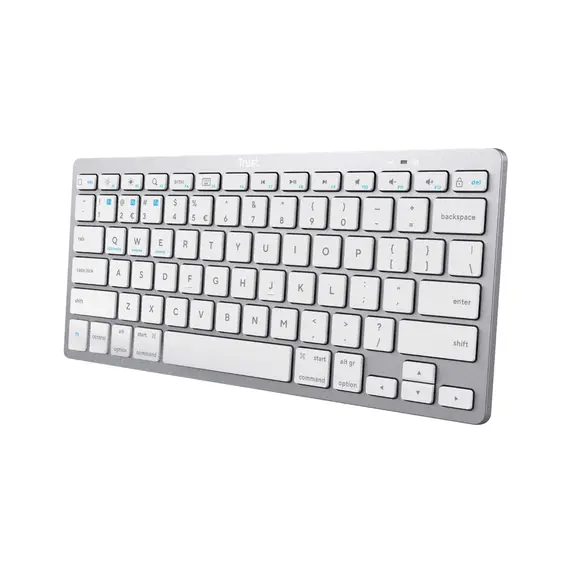 Teclado Bluetooth TRUST BASIC da marca 540 | Compacto, portátil e compatível com vários dispositivos