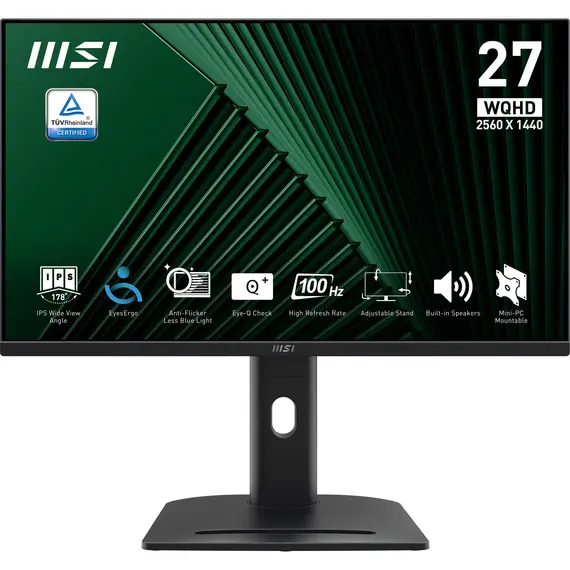 Monitor MSI PRO MP275QPG IPS 27'' WQHD 100Hz 1ms Adaptive-Sync - Loja BluePixel