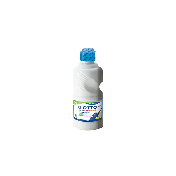 Guache Líquido Acrílico Giotto Branco 250ml | Tintas de Qualidade para Arte e Educação