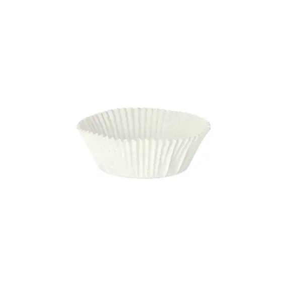 Forma Alimentar Redonda Papel Ø5cm Branco 1000un