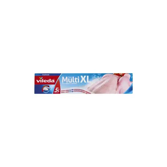 Saco Congelação VILEDA Multi XL 5L 10un
