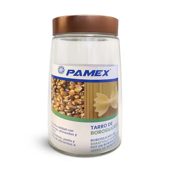 Frasco Vidro 1500ml Tampa Metal