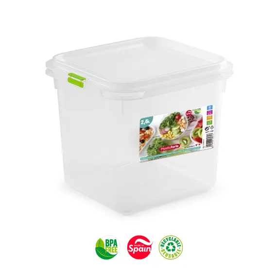 Caixa Hermética Hotelaria Frost Nº10 2,6L Transparente