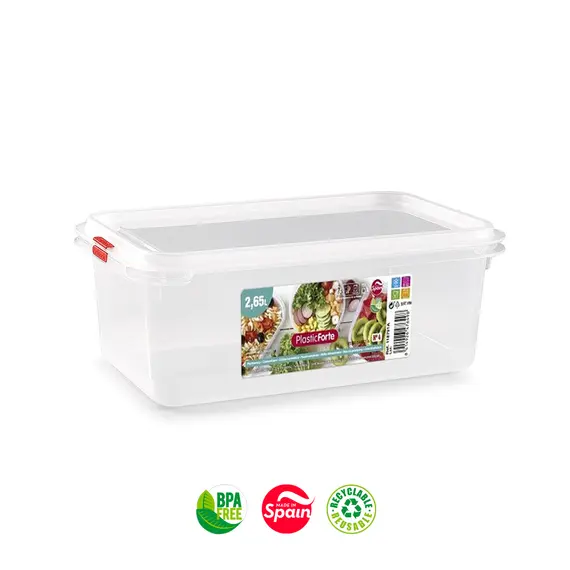 Caixa Hermética Hotelaria Frost Nº4 2,65L Transparente