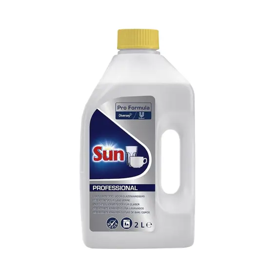 Detergente Máquina Bar/Copos Líquido Sun PF 2L - Limpeza Eficaz para Loiça e Copos | bluepixel.pt