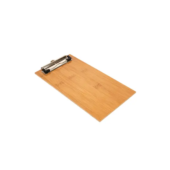 Porta Menus 13x24,5x0,4cm c/Clip Bambu 1un