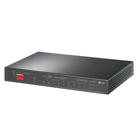 Switch TP-LINK 10-Port Gigabit com 8-Port PoE+ | Rede Empresarial Eficiente