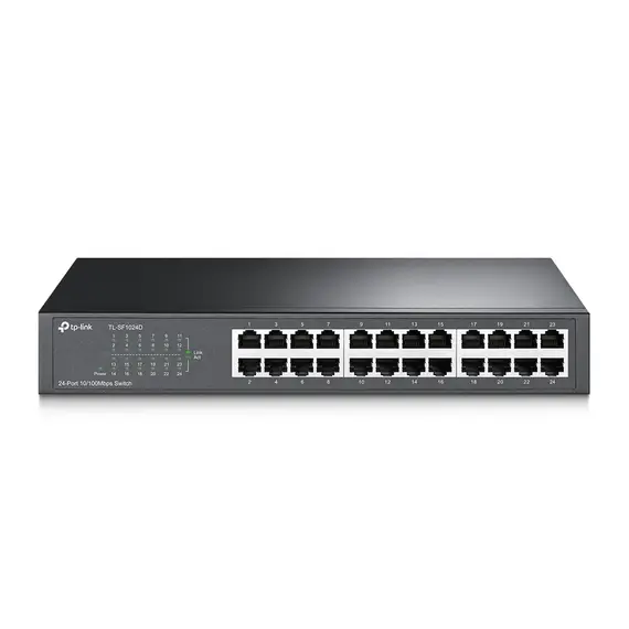 Switch TP-LINK 24 Portas 10/100M Steel Case - Marca 457 | Loja BluePixel