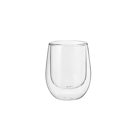Copo Vidro 07.5x11cm 280ml Dupla Camada AROMA 1un