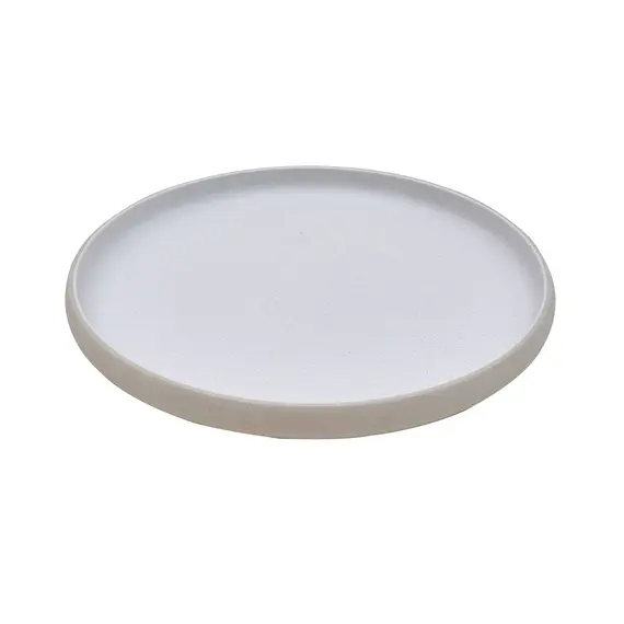 Prato 27x2.5cm Melamina Redondo MICHELIN SAND/WHITE 1un
