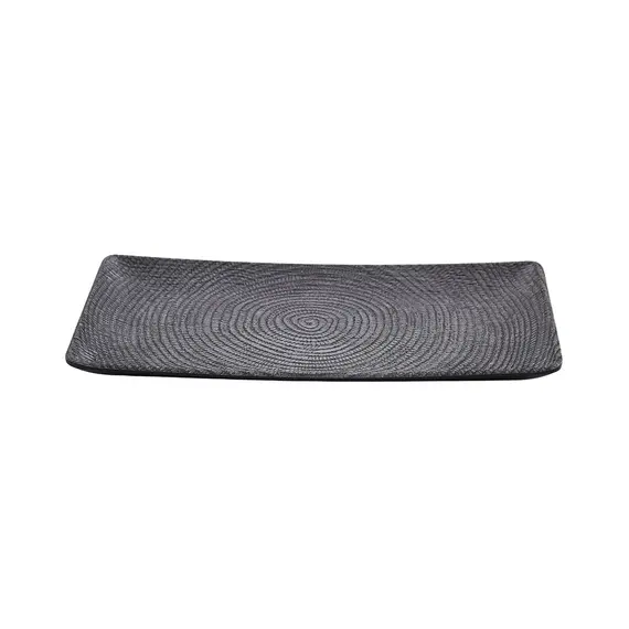 Prato 25x14x1.8cm Melamina Retangular LINES 1un