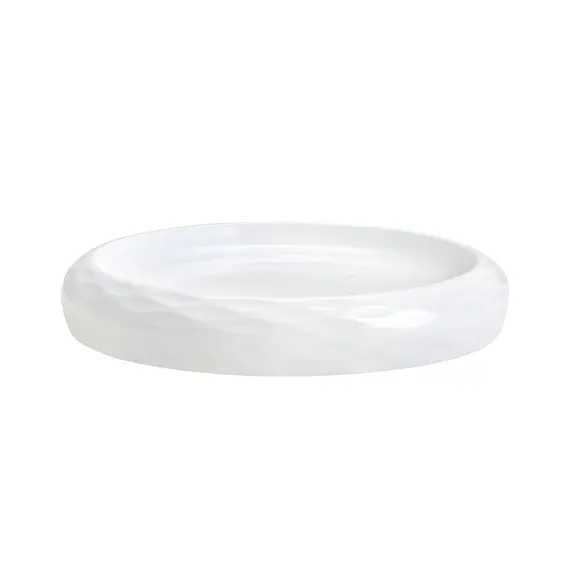 Prato 24.1x3.8cm Melamina Redondo ESSENTIA Branco 1un