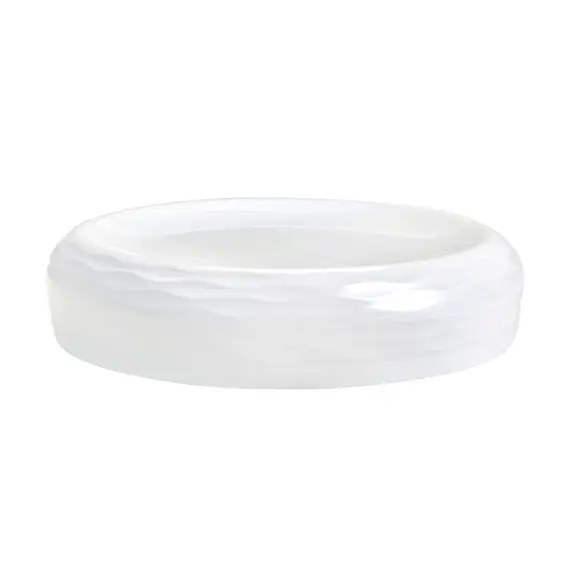 Prato 32.8x7.1cm Melamina Redondo ESSENTIA Branco 1un