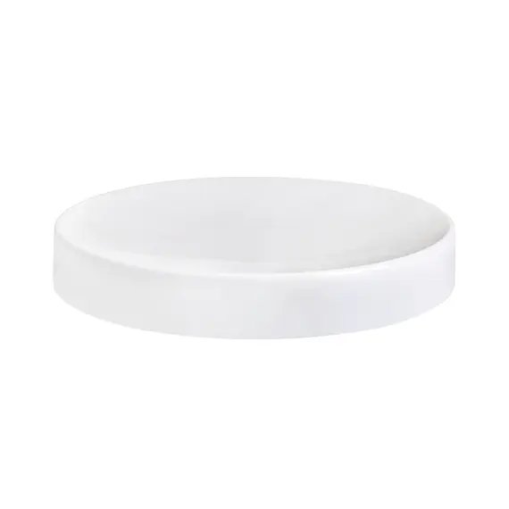 Prato 24x3.6cm Melamina Redondo ESSENTIA Branco 1un