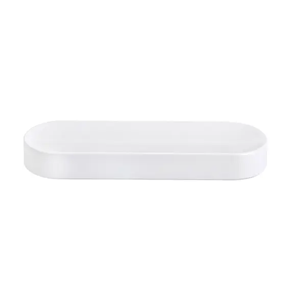 Prato 30x9x3cm Melamina Oval ESSENTIA Branco 1un