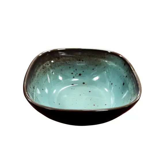 Tigela 17.8x17.8x7.4cm Melamina Quadrada TERRACOTA Azul 1un