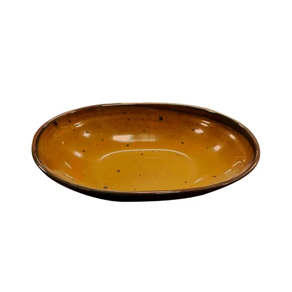 Tigela 21.6x14x4.8cm Melamina Oval TERRACOTA Ambar 1un