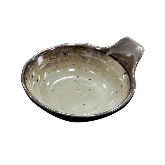 Taça 13.4x11.8x5.8cm Melamina com Asa TERRACOTA Cinzento 1un