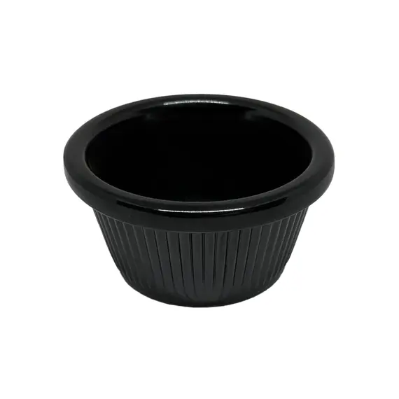 Ramequim 07.2x3.7cm 56ml Melamina ESSENTIA Preto 1un