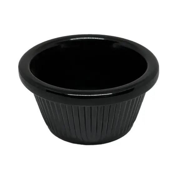 Ramequim 08.55x4.5cm 110ml Melamina ESSENTIA Preto 1un