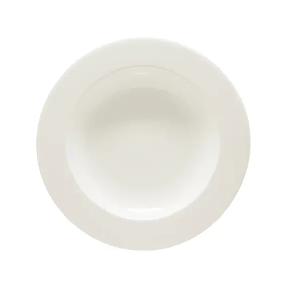 Prato Fundo 23cm Porcelana com Aba CANVAS 1un