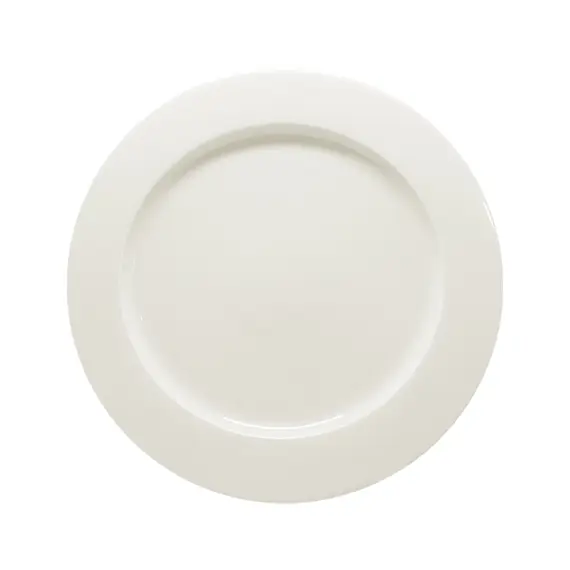 Prato Raso 27cm Porcelana com Aba CANVAS 1un